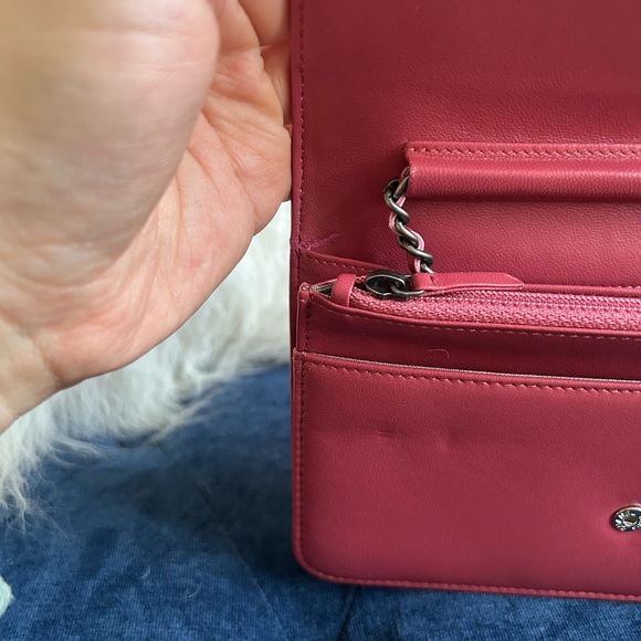 Chanel Rose Wallet on chain timeless/classique linen crossbody bag - Picture 8 of 8